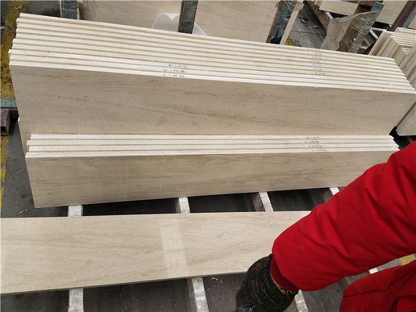 Moca cream limestone tiles vanity(001)