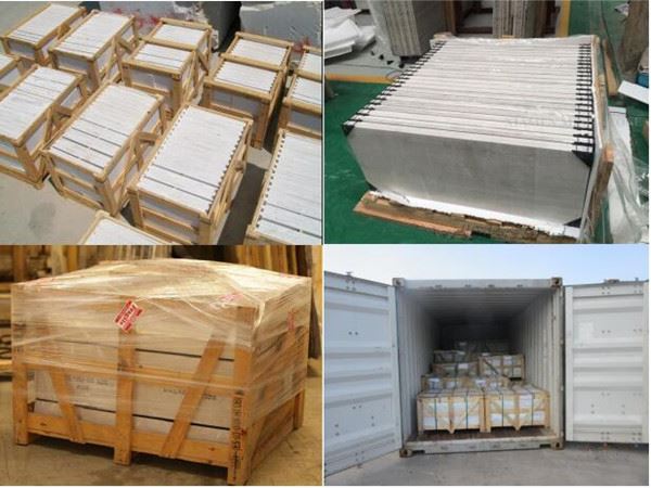 marble tile packing & loading