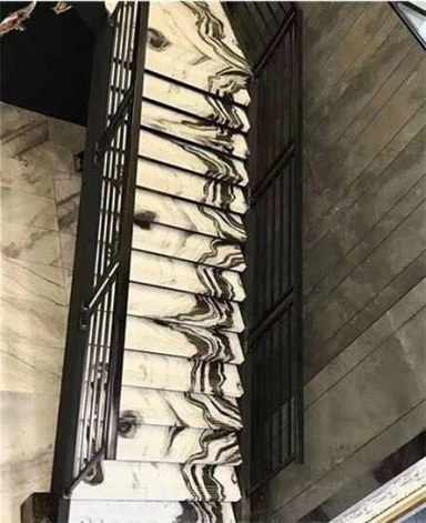 대리석 타일 계단