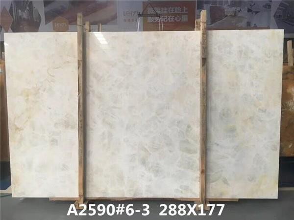 white ice onyx big slab