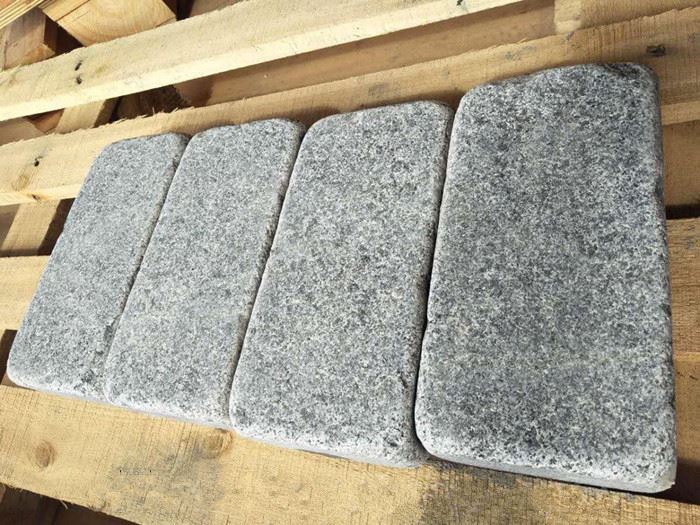 G654 granite cube stone for public area