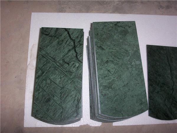 green marble tile for stair