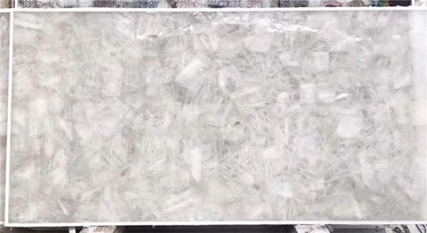 white semi precious stones slabs for background