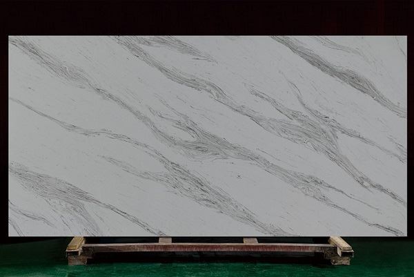 metropolis grey quartz slab