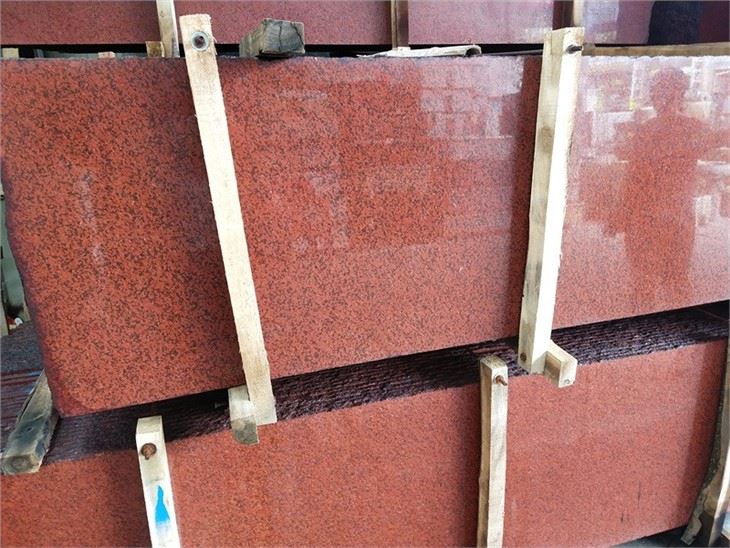 Red Dyeing Granite Slab