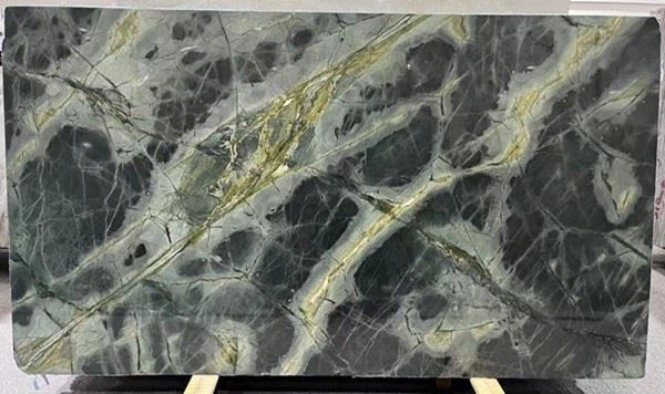 Peacock Green Marble Slab