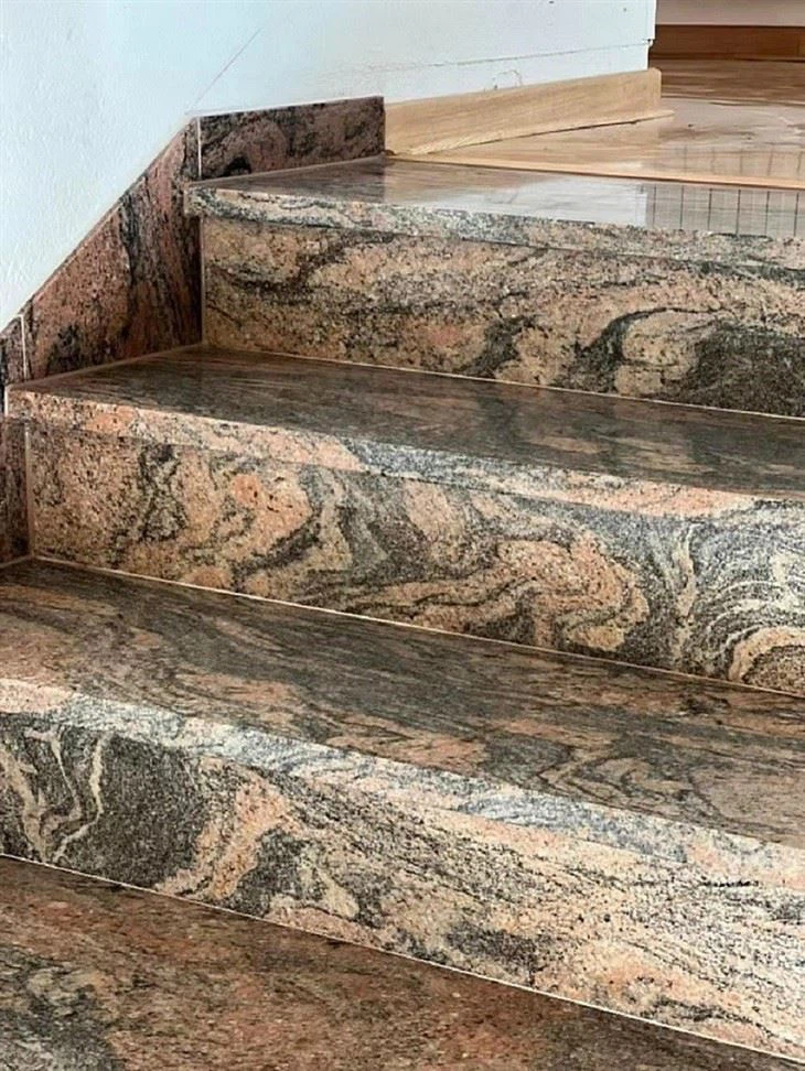 Red Granite Steps
