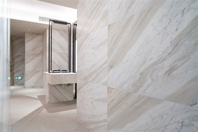흰색 대리석 욕실 벽 타일