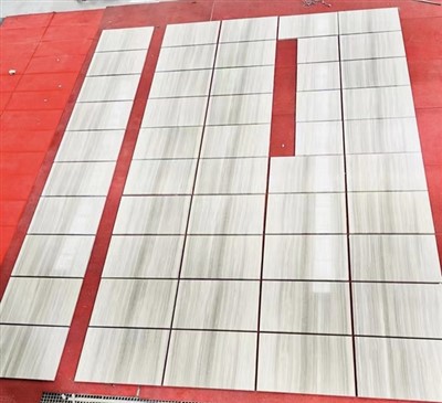 화이트 우드 대리석