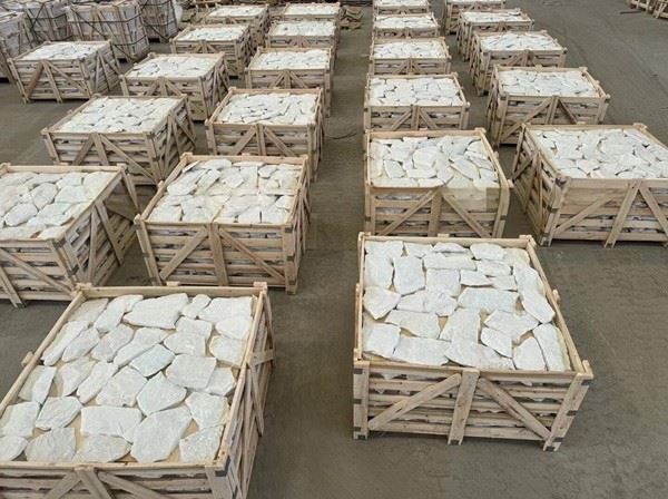 White quartzite Flagstone tile